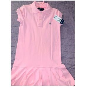 Girls Pink Polo Dress • Size 6